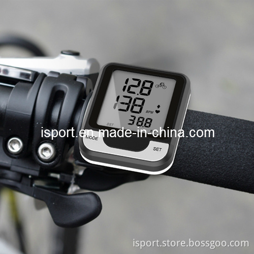Wireless Bike Computer with Heart Rate Display